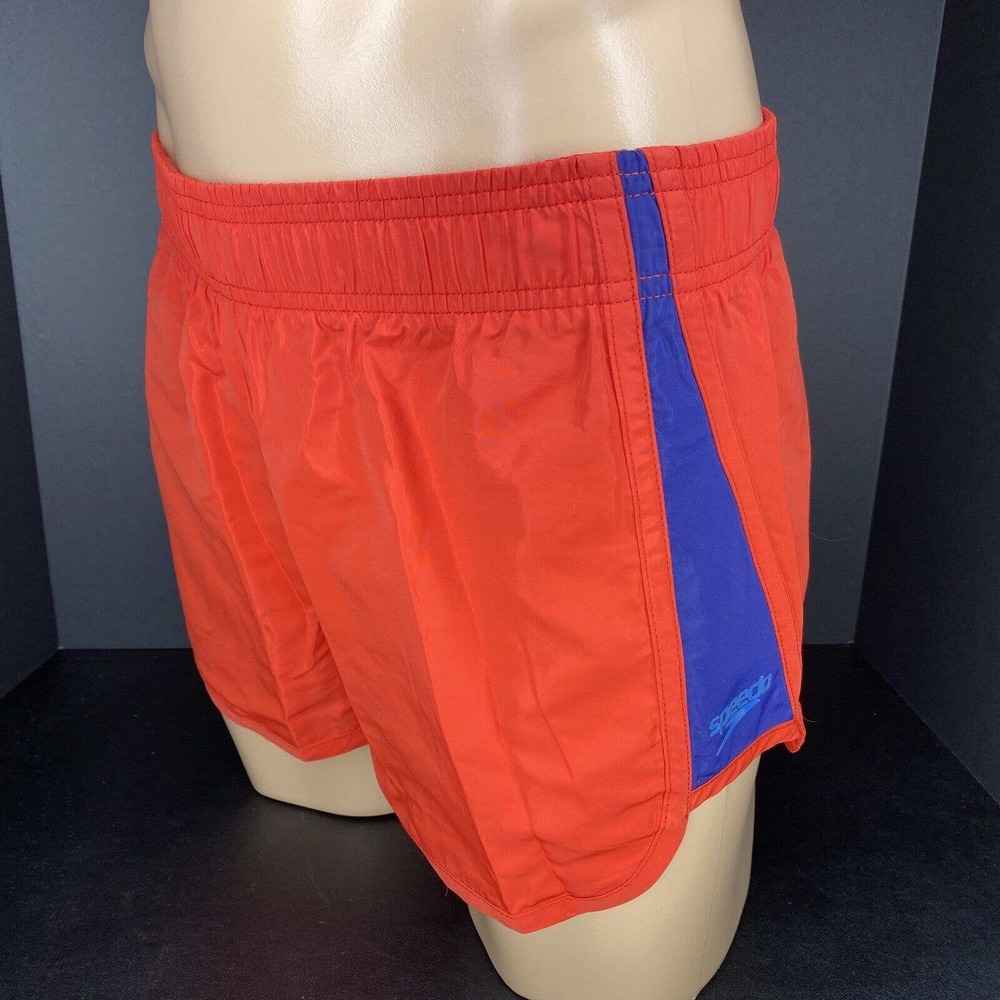 Team Speedo USA Lifeguard Coverup Volleyball Running Shorts Size Medium